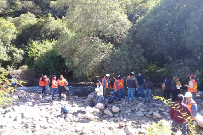 Minería realizó una fiscalización participativa en el río Andalgalá